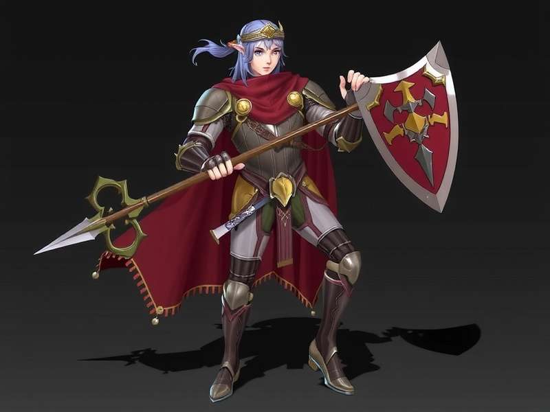 Main Hero Character in Kshatriya Mace Knight Kshatriya Mace Knight Hero Character